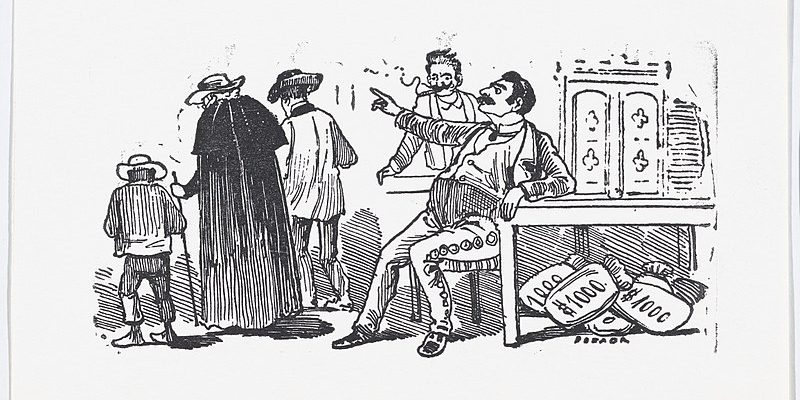 800px-A_rich_man_with_bags_of_money_at_his_feet_sending_people_away_MET_DP869407